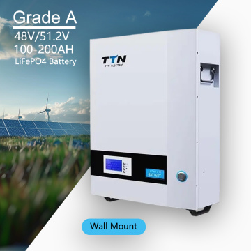 51.2v 200ah Powerwall 太阳能 Lifepo4 家用逆变器电池系统