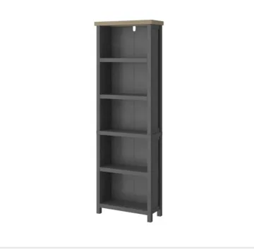 Modern Wooden Bookshelf with 5 Shelves for Home, Living Room, Office