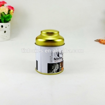 Wholesale decorative empty tea metal storage tin caddy