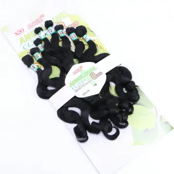 artifical hair weft body wave 8pc in one pack angel curl classic heat resistant loose wave 200g best Synthetic Hair Weaving