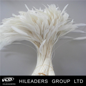 Hot Sale Dye Tear White Rooster Feather