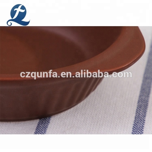 Custom Decorative Small Ceramic Tray Bakeware Set