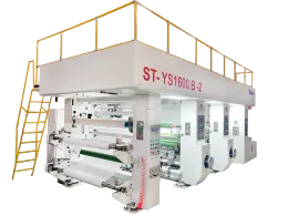 Two-color gravure printing machine