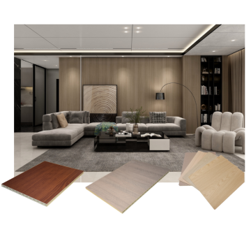 2023 New Wood Veneer SPC/WPC Wall Panels with Clips Installation