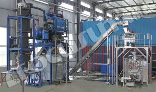 ice packing machine manufacturer of fully automatic 304 stainless steel