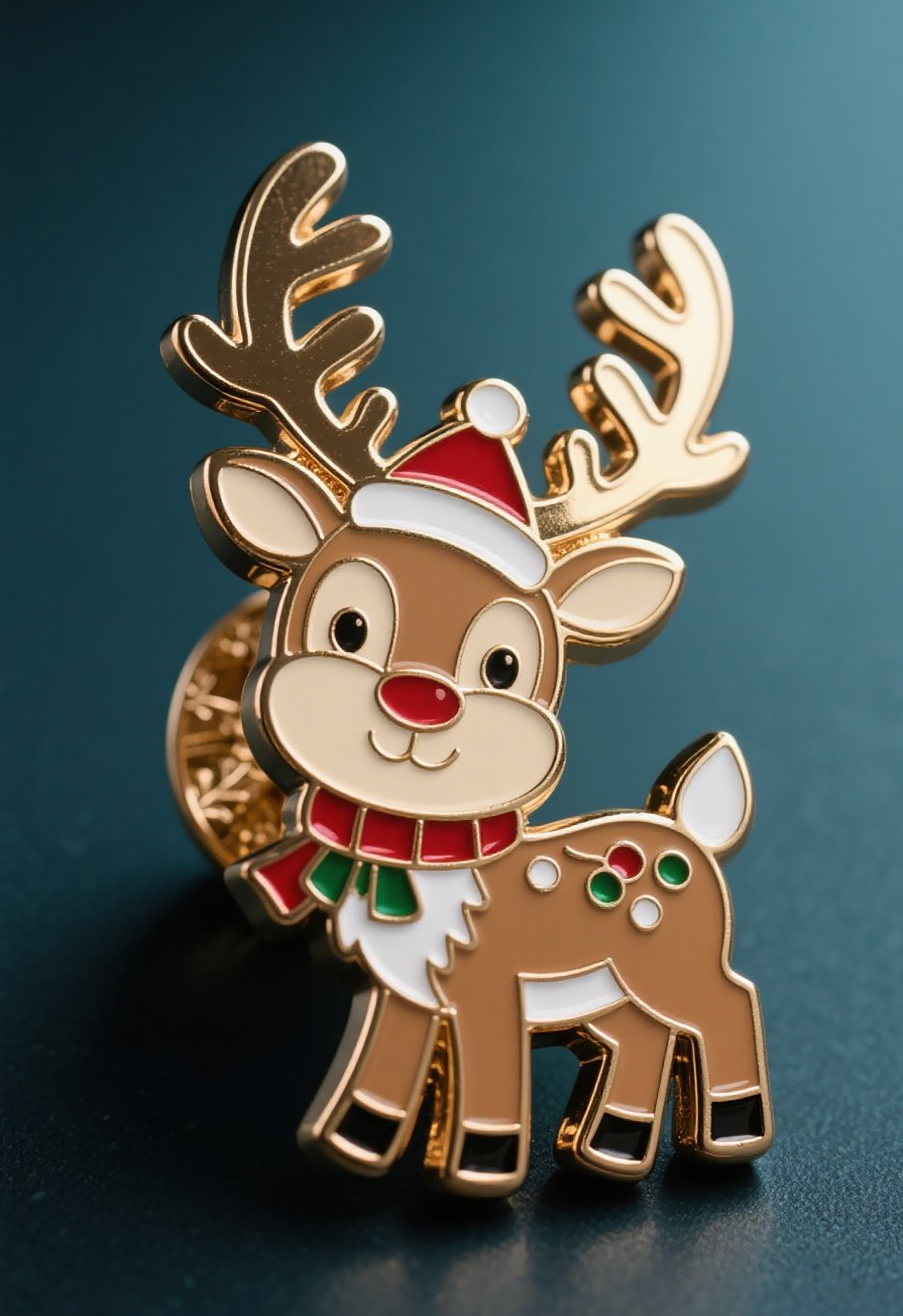 Customizable badge for christmas