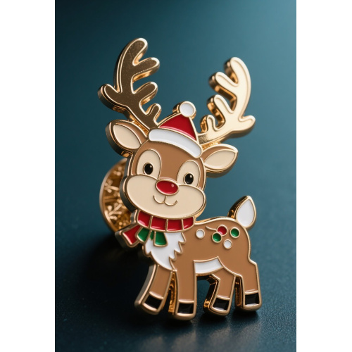 Customizable badge for christmas