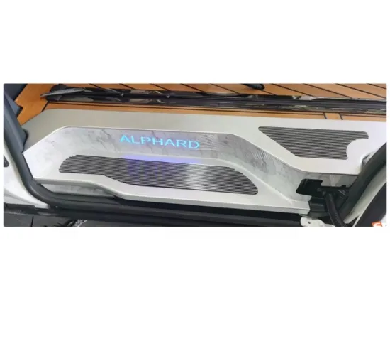 LED Side Door Pedals and Scuff Plates for Toyota ALPHARD/VELLFIRE 30 (2015-2022)