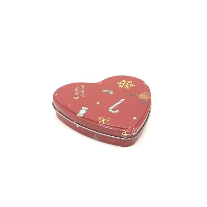 DADI Heart Shape Gift Tin Box Bright Color