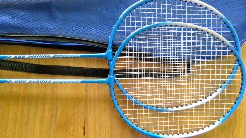 dobrej jakości podwórkowy zestaw do badmintona