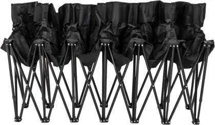 Custom Metal Lounge Long Patio Garden Lightweight Portable 6 Person Beach Outdoor Events Sports Folding Camp Folding Chair