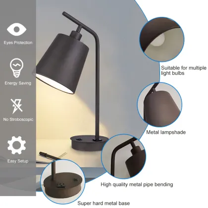 High Quality OEM ODM Custom Bedroom Bedside LED Table Lamp