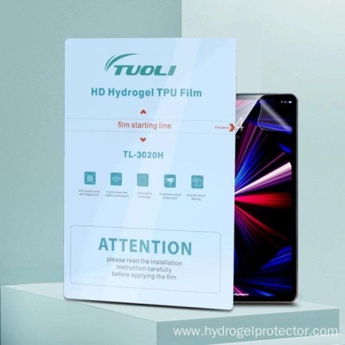 Kustomisasi Logo Tablet TPU Hydrogel Screen Protector Film