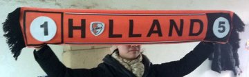 2012 Eurocup holland football scarf