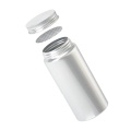 botella de aluminio de color para cápsula de píldora en polvo reutilizable