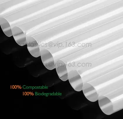 Disposable Paper Straws Pure white Drinking Straws party straw, PLA plastic drinking straw