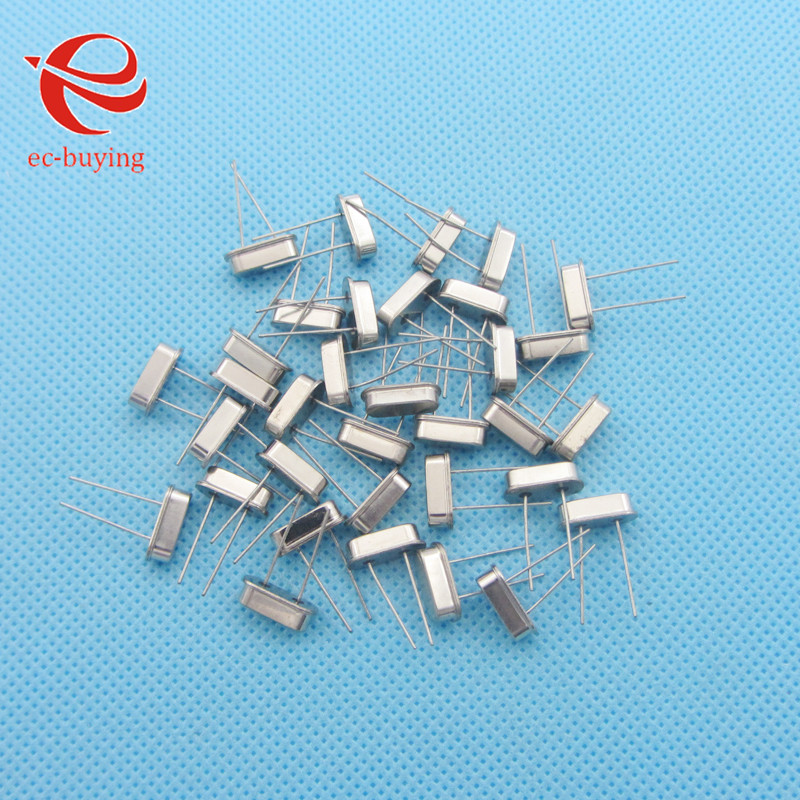 100pcs/lot Crystal Oscillator 18MHz 18 MHz 18M Hz Mini Passive Resonator Quartz HC-49S