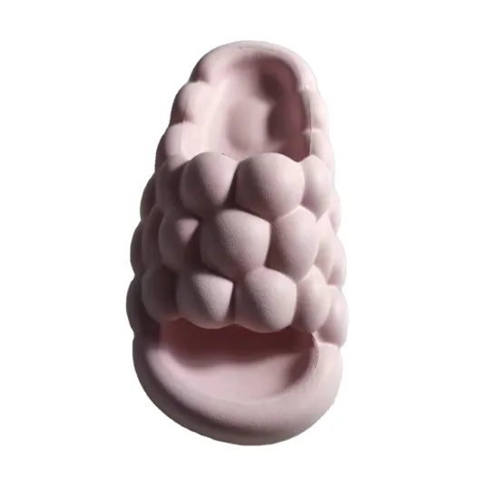 Ladies Solid Color High Heel EVA Slippers