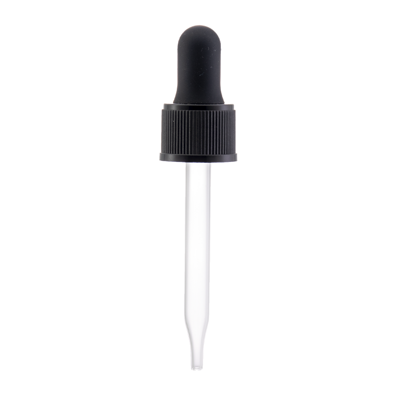 18/410 قبعة قطارة مضلعة باللون الأسود