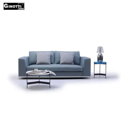 Buy blue small fabric sofa