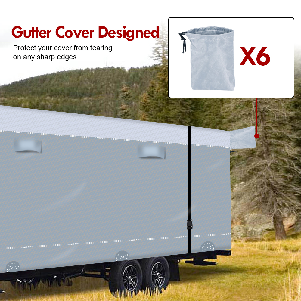 Travel Trailer Cover RV Cover 600D Oxford Tyg