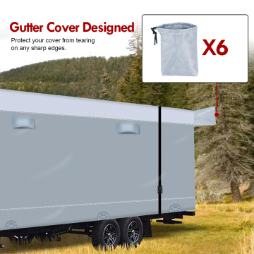 Travel Trailer Cover RV Cover 600D Oxford Cloth