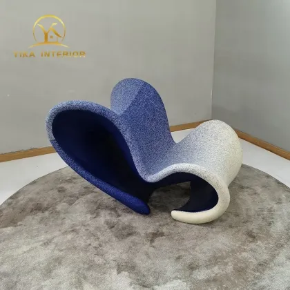 Nordic Creative Love Fiberglass Living Room Chair