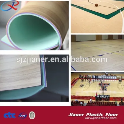 plastic basketball floor