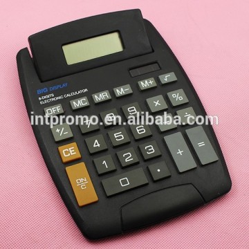 Cheap promotional 8 digital dual power desktop tilt LCD display calculator