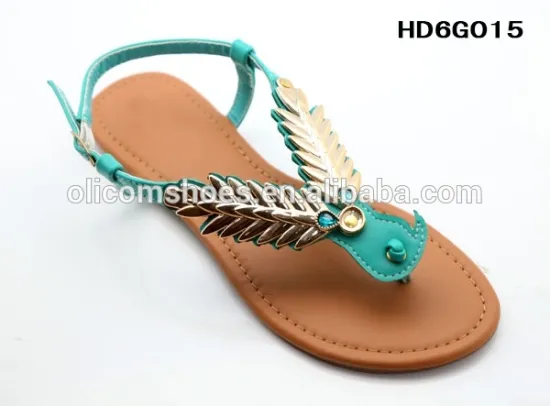 2016 Fashion Ladies Sandal Flat Heel Sandals for Ladies