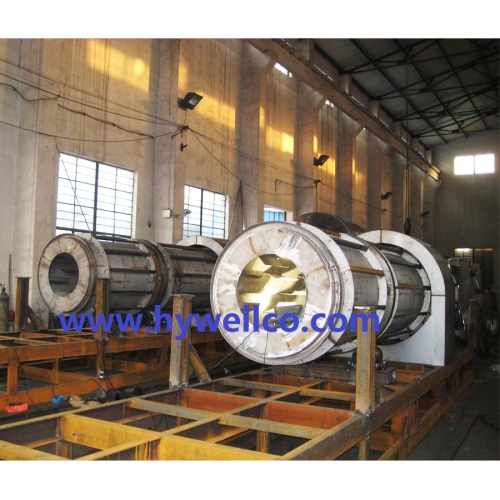 Rotary Drum Dryer untuk Bubuk Industri Baterai