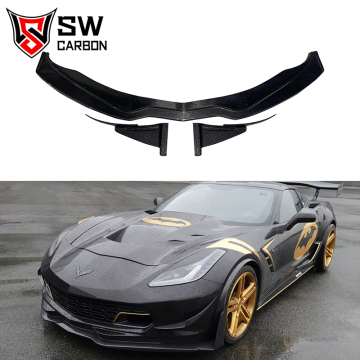 Chevrolet Corvette C7 Z06 Carbon Fiber Front Lip - Auto Parts