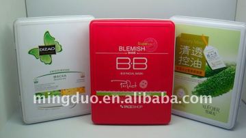 Cosmetics packaging tinplate box