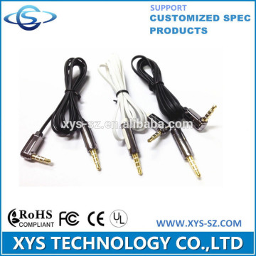 3.5mm right angle stereo audio cable