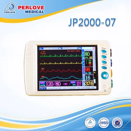 Multi ECG waveforms patient monitor JP2000-07 with multi parameters