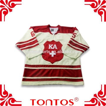 High performance sublimation printing hockey jersey with high quality wholesale