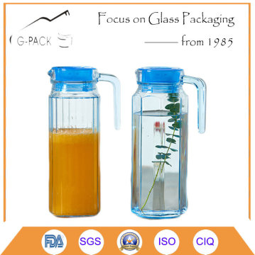 Blue Glass Water Glass Jug Without Cap in Single