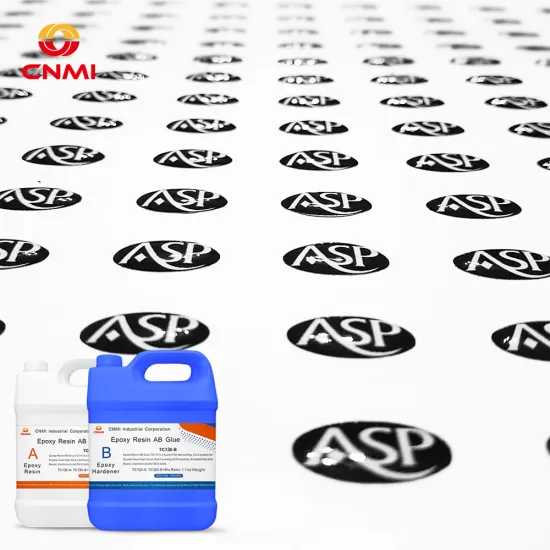 CNMI Epoxy Resin AB Glue Kit TC130 - 1:1 Crystal Clear UV Protection Resin for 3D Stickers