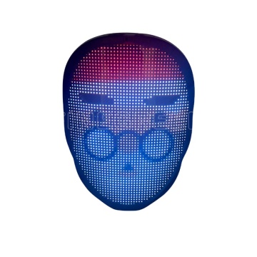 App-Controlled LED Full Face Party Mask with 115 Stock Patterns and Full Color Display
