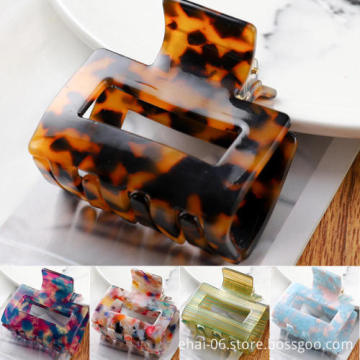 Customized Elegant Acrylic Leopard Claw Hair Clip for Women