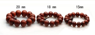 15mm Prayer Beads Made by Red Sandalwood
