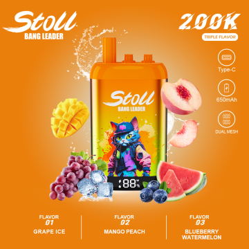 Bang Leader Stoll 200k Puff 3in1 Vape แบบใช้แล้วทิ้ง
