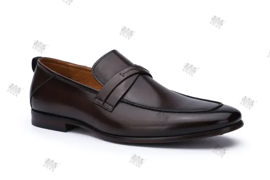 ANAX Men Slip on Loafer Leather Casual Shoes