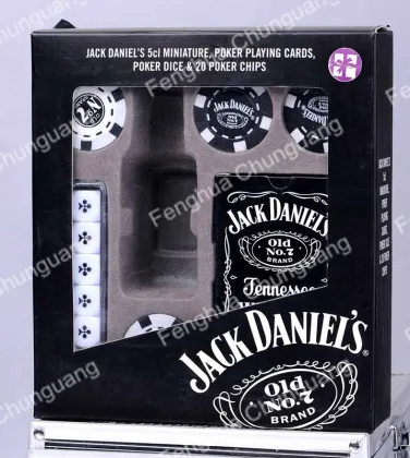Jack daniels poker chip set