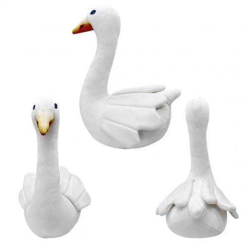 Big White Goose children's gift plush toy