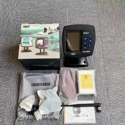 Lucky TF640 Fisher Finder: Wireless Sonar Fish Detector and Bait Boat