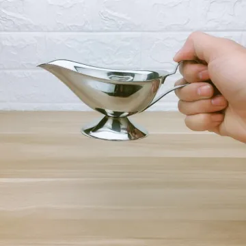 Hotel Western Restaurant Stainless Steel Sauce Boat