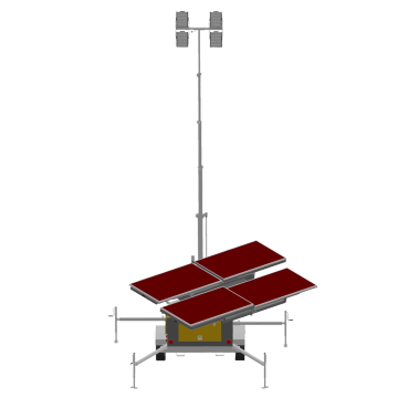 Menara Lampu Mobile Solar Solar