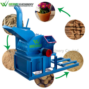 sawdust wood diesel engine hammer crusher working machinery