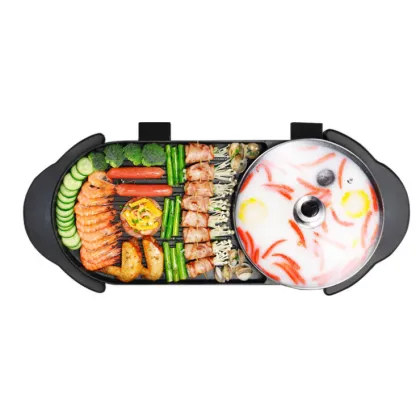 Multi-Function Kitchen Appliances: Household Barbecue Pot, Electric Hot Pot, Electric Baking Tray, and More